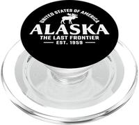 Alaska - The Last Frontier - Throwback Design - Classic PopSockets PopGrip para MagSafe