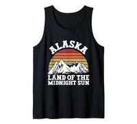Alaska Tierra del sol de medianoche Alaska Camiseta sin Mangas