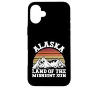 Alaska Tierra del sol de medianoche Alaska Carcasa para iPhone 16 Plus