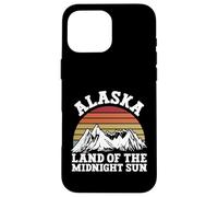 Alaska Tierra del sol de medianoche Alaska Carcasa para iPhone 16 Pro Max