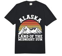 Alaska Tierra del Sol de Medianoche Alaska Comfort Colors Adult Heavyweight T-Shirt