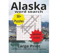 Alaska word search: large print word search puzzle