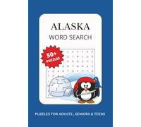 Alaska Word Search Puzzle Book: Word Searches with Easy to Read Print about Alaska, Alaska Food, Alaska Wildlife and More | 6x9 inches, 110 pages | 50+ Puzzles ... Gift for Vacation and Free Times