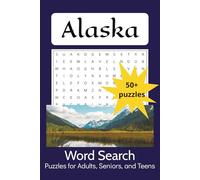Alaska Word Search Puzzle Book: Word Searches with Easy-to-Read Print about Alaska, Nature, the Outdoors and More | 6x9 inches, 110 pages | 50+ puzzles ... Gift for Vacations, Holidays, and Free Times