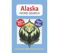 Alaska Word Search Puzzle Book: Word Searches with Easy to Read Print about Alaska, Northern Wilderness, Arctic Scenery, and More | 6 x 9 inches | 110 ... | Gift for Vacations, Holidays, and Free Time