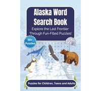 Alaska Word Search Puzzle Book: Word Searches with Easy to Read Print about Alaska, Winter, Snow and More | 6x9 inches | 50+ Puzzles ... Gift for Vacations, Holidays and Spare Time.