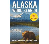 Alaska: Word Search with Easy to Read Print about Alaska, Outdoors, Camping and More | 6x9 inches, 110 pages | 50+ Puzzles … Gift for Holidays, Vacations and Relaxation