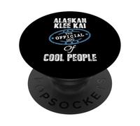Alaskan Klee Kai El Perro Oficial de Cool People Gift PopSockets PopGrip Adhesivo