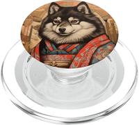 Alaskan Klee Kai - Perro japonés Leal Mascota Amigo Kawaii PopSockets PopGrip para MagSafe
