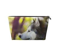 Alaskan Malamute Bokeh Mascotas Perros Lindo, Bolsa de artículos de tocador Bolsa de Maquillaje Bolsa de cosméticos Bolsa de artículos de tocador de Viaje portátil