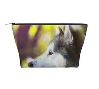 Alaskan Malamute Bokeh Mascotas Perros Lindo, Bolsa de artículos de tocador Bolsa de Maquillaje Bolsa de cosméticos Bolsa de artículos de tocador de Viaje portátil