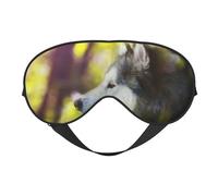 Alaskan Malamute Bokeh Mascotas Perros Lindo, Cubreojos completos Antifaz bloqueador de luz Antifaz para dormir Antifaz suave con los ojos vendados Noche