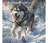 Alaskan Malamute Calendar 2026: Illustrated Planner Featuring Snowy Landscapes and Strong Spirits