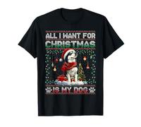 Alaskan Malamute Christmas Tree Decorations Dog Lover Xmas Camiseta