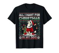 Alaskan Malamute Christmas Tree Decorations Dog Lover Xmas Camiseta