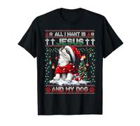 Alaskan Malamute Christmas Tree Decorations Dog Lover Xmas Camiseta