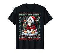 Alaskan Malamute Christmas Tree Decorations Dog Lover Xmas Camiseta