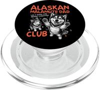 Alaskan Malamute Dad Club Dog Dad Men Día del Padre PopSockets PopGrip para MagSafe
