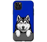 Alaskan Malamute Divertido Peeking Pocket Puppy Dog Lover Carcasa para iPhone 11 Pro MAX