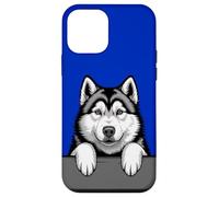 Alaskan Malamute Divertido Peeking Pocket Puppy Dog Lover Carcasa para iPhone 12 Mini