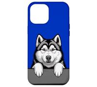 Alaskan Malamute Divertido Peeking Pocket Puppy Dog Lover Carcasa para iPhone 12 Pro MAX