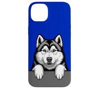 Alaskan Malamute Divertido Peeking Pocket Puppy Dog Lover Carcasa para iPhone 14 Plus