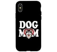 Alaskan Malamute Dog Mom Cute Malamute Puppy Lover Mujer Carcasa para iPhone X/XS