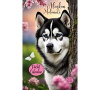 Alaskan Malamute Pocket Calendar 2025-2026: 2 Year Monthly Planner for Purse, From January 2025 to December 2026