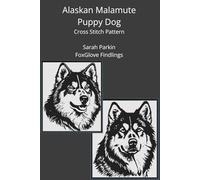 Alaskan Malamute Puppy Dog Cross Stitch Pattern