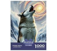 Alaskan Malamute Rompecabezas Imposible,desafío para Adultos Pet Dog Juego Educativo 1000 Piezas Obra De Arte De Juego De para Adultos Y Niños A Partir De 12 Años 38x26cm/1000pcs