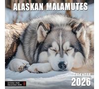 Alaskan Malamutes Calendar 2026: A Year with This Arctic Working Dog Breed