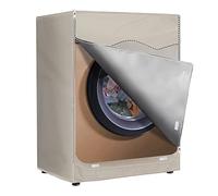 AlaSou Funda para lavadora, cubierta secadora para exterior, cubierta impermeable (luz marrón, 60 x 64 x 85 cm)