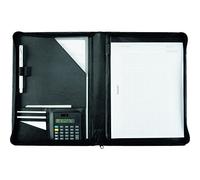 Alassio Estuche de escritura Catana cuero 33 cm negro
