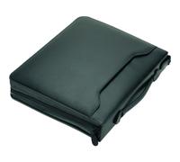 Alassio Estuche de escritura Arezzo de cuero 36 cm negro