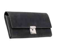 Alassio 42196 - Cartera de Camarero de Piel auténtica/Piel Hunter, Monedero con 6 Compartimentos para Billetes y Monedero, Monedero para Restaurante, Bar o Servicio, Aprox. 18,5 x 9,5 cm, Gris, Gris,