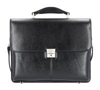 Alassio Faenza maletín de cuero 40 cm compartimento para portátil schwarz (47011)