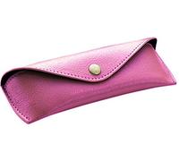 Alassio Organizador de Bolso, Rosa (Rosa) - 2684 | Funda de piel con solapa y cierre a presión de metal, elegante funda de piel de marca para gafas y gafas de sol
