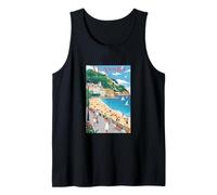 Alassio Paseo por el mar Costa de la Riviera Italiana Camiseta sin Mangas