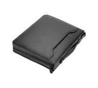 Alassio Ringbuchmappe "BERGAMO", DIN A4, Lederimitat schwarz Cartera A4 Bergamo