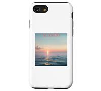 Alassio Riviera Italiana Atardecer Arte Ghibli Estilo Manet Style Carcasa para iPhone SE (2020) / 7/8
