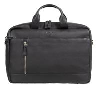 Alassio TIBER 47034 - Bolso bandolera para portátil de 15 pulgadas (28 x 41 x 9,5 cm), color negro