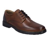 Josef Seibel Hombre Calzado de Negocios Alastair 01, de Caballero Zapatos con Cordones,Ancho K (Extra_Ancha),Plantilla Desmontable,Marrón (Cognac-Kombi),49 EU / 14 UK
