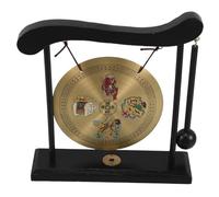 Alasum 1 Juego Decoración Feng Shui Arte Chino Decoraciones De Feng Shui Para El Hogar Gong Feng Shui De Latón Decoración Del Hogar De Escritorio Adorno De Campana Gong Chino Cobre Golden
