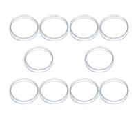Alasum 10 Placas de Petri de Plástico Tapa, Transparentes y Ligeras para Experimentos de Química y Laboratorio, Pack de 10 Unidades