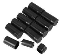 Alasum 10 Rodillos de Tinta Negros para Etiquetadora de Precios, Recambio Fácil y Rápido para Máquina de Posicionamiento, Material de Caucho y Pvc, Paquete de 10 Unidades