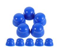 Alasum 10 Tapones de Rosca de Plástico para Cubiertas de Protección de Pernos en Parques Infantiles, Protección Resistente y Fácil de Limpiar para Columpios y Toboganes