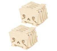 Alasum 10piezas Puente de Arce para Violín de Madera de Arce Accesorio de Suministros para Instrumento Reemplazo de Puente de Violín para Instrumento Musical