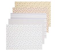 Alasum 12, 5 Hojas A4 Decorativas en Miniatura, Autoadhesivas y Removibles, Accesorios para Habitaciones y Decoración de Casas de Muñecas