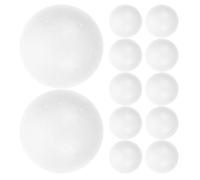 Alasum 12 Piezas Hemisferios de Espuma Blancos para Manualidades, Ligeros y Fáciles de Transportar, Ideales para Proyectos Artísticos y Soporte de Escritorio para Ramos de Boda