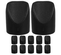 Alasum 12 Piezas Tapas para Patas de Silla Plegable Fundas para Patas de Silla PP Forma V Diámetro Interior 7/8 Pulgada Negro para Plegables Metálicas y Acolchadas Soporte Estable